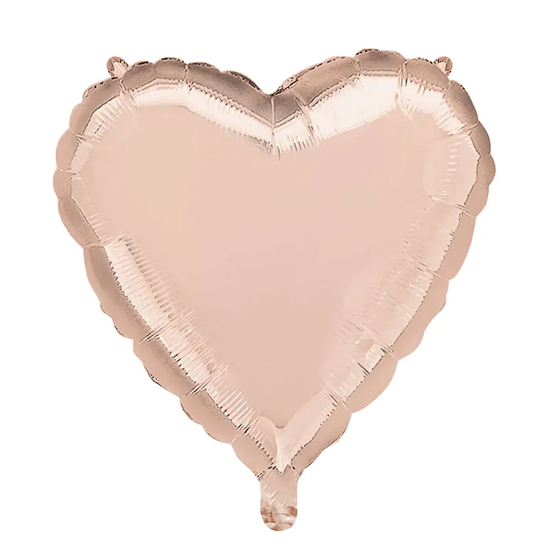 Rose Gold Düz Kalp